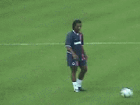 A l'entrainement ...